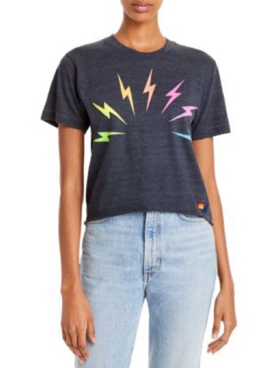 Aviator Nation Tops - Aviator Nation Sunset Bolt boyfriend t-shirt